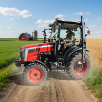 EU Stage V 25-50PS 4WD Getriebe-Traktor mit COC-Zertifizierung |   Frontlader-kompatibel |   Multifunktionaler Landwirtschaftstraktor für den Europäischen Markt