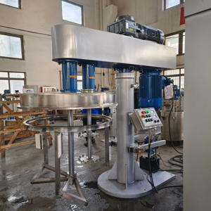 55Kw bướm Mixer với động cơ bơm mang thành phần cốt lõi cho thực phẩm chế biến hóa chất sơn phủ Putty phụ - Product Image 1
