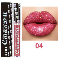 थोक 8 रंग Cmaadu मैट धातु चमक लिपस्टिक ट्यूब शिमर स्थायी निजी लेबल के साथ lipgloss
