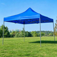 Tente pliante 3x3m avec logo personnalisé, gazebo instantané, abri pour événements extérieurs et salons professionnels
