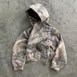 Custom All Over Real Árvore Impresso Camuflagem Hoodie Dos Homens Designer Tático Vestuário com Bolso <span class=keywords><strong>Camo</strong></span> Caça Camisola - Product Image 1