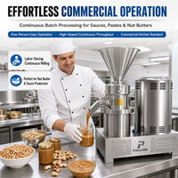 Broyeur Commercial en Acier Inoxydable, Moulin Colloïdal pour Lait d'Amande, Sauce Pimentée, Pâte de Noix, Pâte de Sésame, Beurre de Cacahuète – Machine de Fabrication et de Broyage