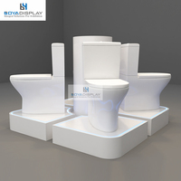 Présentoir de salle de bain et toilettes en acier écologique, antirouille, à quatre faces, amovible, autoportant, moderne