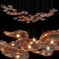 Plafonnier led en verre blanc de style moderne, luminaire décoratif d'extérieur, luminaire décoratif de paysage, idéal pour les vacances