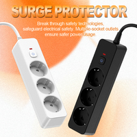 Protection contre les surtensions OL 3 canaux EU Power 3 Outlets Power Strip king Extension Cord Electric Power Strip