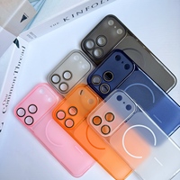 Coque de téléphone souple transparente en TPU, fine, antichoc, translucide, avec protection de l'appareil photo pour iPhone 17 16 15 14 Pro Max