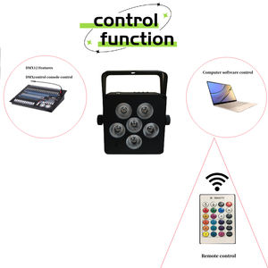 Wholesale Rechargeable LED <b>Stage</b> Light Portable Battery Powered Effect <b>Lighting</b> with Remote Control for DJ Party Event Rental - Product Image 5