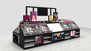 Trang Điểm Cửa Hàng Hiển Thị Bố Trí Tùy Biến Mỹ Phẩm Hiển Thị Tủ Vẽ Đảo Quầy Vẻ Đẹp Tường Kệ Cho Bán Lẻ - Product Image 3