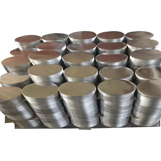 99.999 Aluminum Cookware Circle 1050 1060 3003 Disk Disc 100% Aluminium Plate Bending Cutting Welding Services