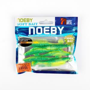 NOEBY Noeby 3 pièces leurre souple appât leurre <span class=keywords><strong>de</strong></span> pêche leurre alose silicone appât T queue équipement <span class=keywords><strong>de</strong></span> pêche - Product Image 1