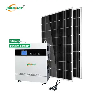 3000W PV Panel Energy Power System 3KVA All in One Power Generator with Inverter Controller Battery for Lighting Camping