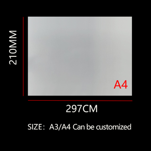 Échantillon gratuit de film PET <span class=keywords><strong>transparent</strong></span> souple A3 A4 pour impression laser, <span class=keywords><strong>papier</strong></span> <span class=keywords><strong>transfert</strong></span> thermique sans découpe pour imprimante laser Oki - Product Image 4