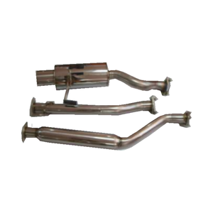 MAX Auto Racing Parts <span class=keywords><strong>Moteur</strong></span> En Acier Inoxydable Simple Chemin D'échappement Silencieux/Catback Kit 4 "TIP pour <span class=keywords><strong>Honda</strong></span> 02-05 Civic Si EP3 <span class=keywords><strong>HB</strong></span> - Product Image 1