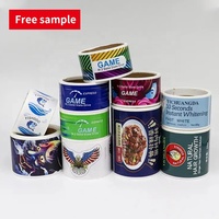 Étiquettes d'Emballage Personnalisées avec Impression de Logo, en Rouleau, Autocollants Vinyles Adhésifs Imperméables, pour Produits Économiques