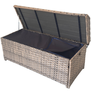 <span class=keywords><strong>Banc</strong></span> <span class=keywords><strong>de</strong></span> <span class=keywords><strong>jardin</strong></span> 2 places en rotin PE avec plateau en polybois, vente en gros usine - Product Image 2