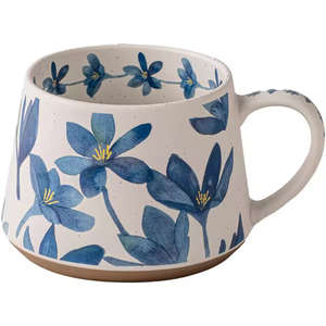 Mug à café en céramique moderne au design floral personnalisé, style dessin animé, pour fêtes, 401-500 ml, compatible lave-vaisselle et micro-ondes, personnalisable en gros - Product Image 5