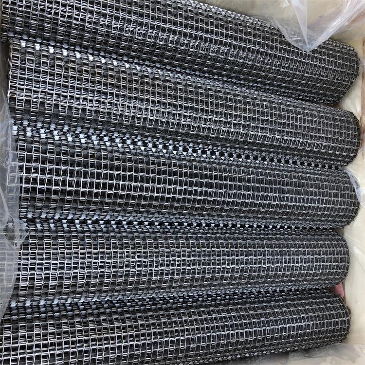 Honeycomb Stainless Steel Conveyor Belt 1x1 Galvanized Wire Mesh