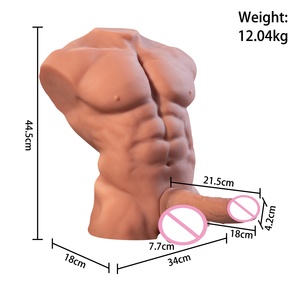 Masturbador Masculino Inteligente con IA de Alta Resistencia de 26 lb, Torso de Silicona Realista, Dildo Vibrador con Empuje Automático, Envío Discreto - Product Image 6