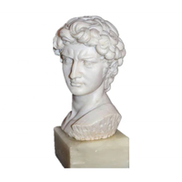 Buste romain en marbre pierre style personnalisé pierre blanche classique marbre méduse buste tête statues à vendre