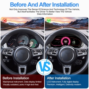 Navihua - Panel de Instrumentos Digital LCD para Automóvil, Velocímetro, Carplay, Cabina Virtual para Porsche Macan RHD 2014-2025, Nuevo Diseño - Product Image 3