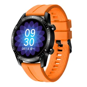 Reloj inteligente para exteriores, pulsera de mano de Metal con Monitor de ritmo cardíaco y presión arterial, pantalla táctil redonda, ODM, en línea