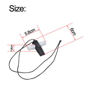 Sifflet de <span class=keywords><strong>samba</strong></span> brésilien, musique latine, avec trois tons, en plastique blanc/noir, instrument de musique, cadeau - Product Image 5