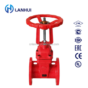 BS5163วาล์วประตูเหล็กอ่อน osy มีความยืดหยุ่น PN16 EPDM GGG50ต่อสู้กับน้ำ - Product Image 1