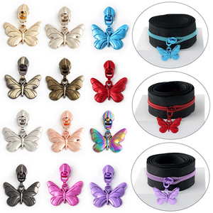 Dây kéo hình con bướm tùy chỉnh Nolvo World, chất liệu nylon cao cấp, đầu kéo kim loại nhiều màu sắc, thiết kế độc đáo. - Product Image 3