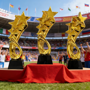 Trofeos de Cristal en Forma de Estrella de Primera Calidad para Competiciones Infantiles, Fiestas Temáticas Cósmicas y Premios Escolares de Astronomía - Product Image 1