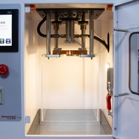 High Accuracy Metal Aerosol Can Internal Pressure and Burst Tester 0.1%~0.5% FS Accuracy Laboratory Use 1 Year Warranty