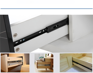 Nhà máy-bán hàng trực tiếp của thép không gỉ Ngăn kéo trượt đường sắt tủ thép Balls trượt Đường sắt, theo dõi chịu lực theo dõi - Product Image 6