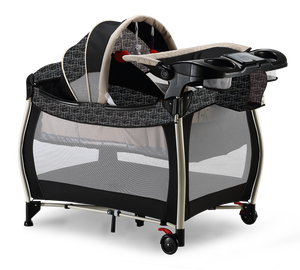 Culla da Viaggio Portatile Pieghevole Multifunzionale per <span class=keywords><strong>Neonati</strong></span>, Lettino da Comodino Grande per Cameretta Bambini e Esterni - Product Image 4