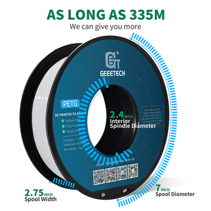 Geeetech PETG Filament cho fdm 3D in ấn 1.75mm trắng PETG sợi với độ dẻo dai cao 1kg 3D PETG Filament cho fdm máy in - Product Image 4