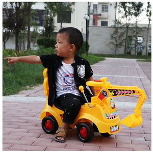 Offerta Speciale: <span class=keywords><strong>Macchina</strong></span> Cavalcabile per <span class=keywords><strong>Bambini</strong></span>, Mini Escavatore Giocattolo con Braccio Articolato e Corrimano, Miglior Prezzo - Product Image 4