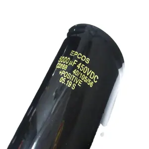 450V5000UF CAPACITOR SIZE:75*220MM Aluminum electrolytic capacitor accept customize