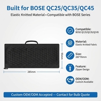 Couvre-tête en tissu tricoté de remplacement pour écouteurs BOSE QC25 QC35 QC45