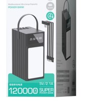Banques d'alimentation pour téléphone 100000mah Powerbank 50000 Mah 20W Sortie de puissance avec batterie Li-Polymère