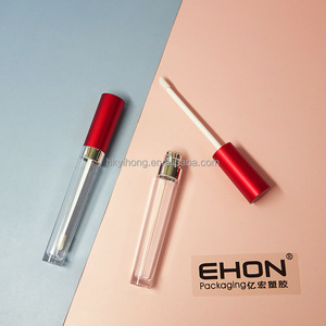 Empty Pack Plastic Lip Gloss New Style Private Label 3.7ml Cosmetic Tube Lipgloss Wand Tubes Packaging Containers - Product Image 5