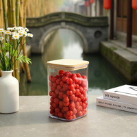 Lot de 7 bocaux hermétiques pour aliments avec couvercles en bambou, best-seller 2026