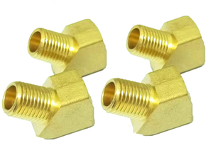 Đồng thau công nghiệp cấp 45 ° đầu vuông khuỷu tay, 1/4 "<span class=keywords><strong>NPT</strong></span> m x <span class=keywords><strong>f</strong></span> - Product Image 2