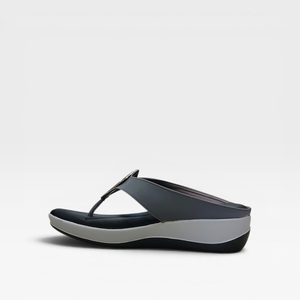 Pantuflas Cómodas para Mujer con Punta Descubierta, Elegantes con Tacón de Cuña, Fáciles de Poner, para Uso Diario, Interior y Exterior, con Amortiguación Suave - Product Image 4