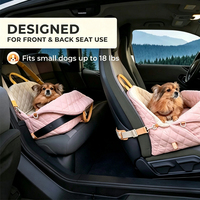 Sac à dos de transport pour animaux de compagnie, écologique, imperméable, luxueux, moderne, pour chiens et chats - Accessoire de voyage portable à double usage pour la voiture