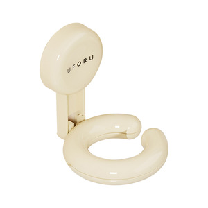 ยูโฟรู ที่แขวนไดร์เป่าผมติดผนัง สีขาวด้าน แบบถ้วยดูด ไม่ต้องเจาะ สำหรับจัดเก็บในห้องน้ำ - Product Image 3