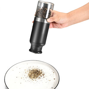 <b>Electric</b> <b>Pepper</b> <b>Grinder</b> Stainless Steel Automatic Gravity Sensor Kitchen Mill For <b>Salt</b> <b>And</b> <b>Pepper</b> Grinding - Product Image 1