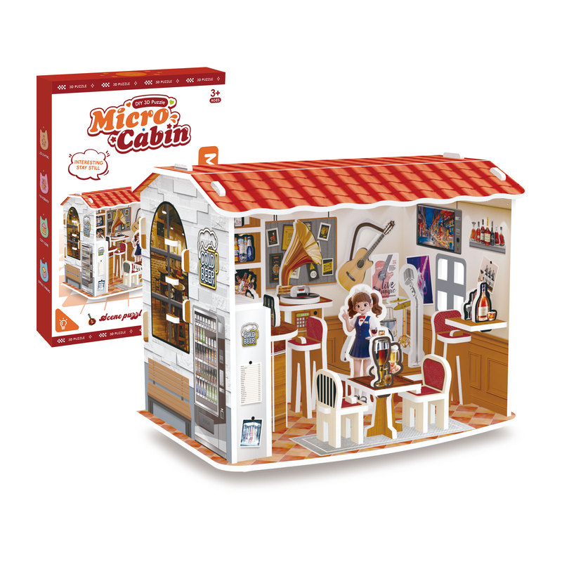 Educational DIY Art Building Kit Playhouse