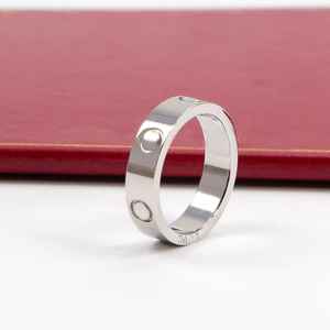 Suo e suo anello a cuore in acciaio inossidabile classico impermeabile ad alta lucidatura argento tono regalo <span class=keywords><strong>gioielli</strong></span> <span class=keywords><strong>per</strong></span> coppie corrispondenti - Product Image 4