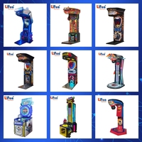Lifun Boxer II – Machine de jeu de boxe à monnayeur, testeur de force et de puissance, pour bars, centres commerciaux et parcs d'attractions