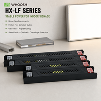 HX-48LF Alimentation LED ultra-compacte 48W 12V 24V sans ventilateur pour éclairage linéaire à canal lumineux étroit