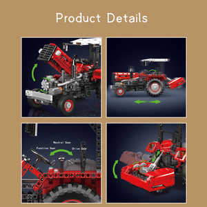 Moule <span class=keywords><strong>King</strong></span> 17064 Technicales Tracteur Agricole Fermier Voiture Blocs de Construction Ingénierie Série Briques Jouets pour Cadeau de Noël - Product Image 4