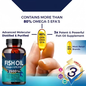 OEM ODM OBM Triple Force, Source Sauvage Norvégienne, Saveur Citron Doux, Sans OGM, Oméga-3 1200MG EPA DHA, <span class=keywords><strong>Capsule</strong></span> Molle de Poisson - Product Image 6